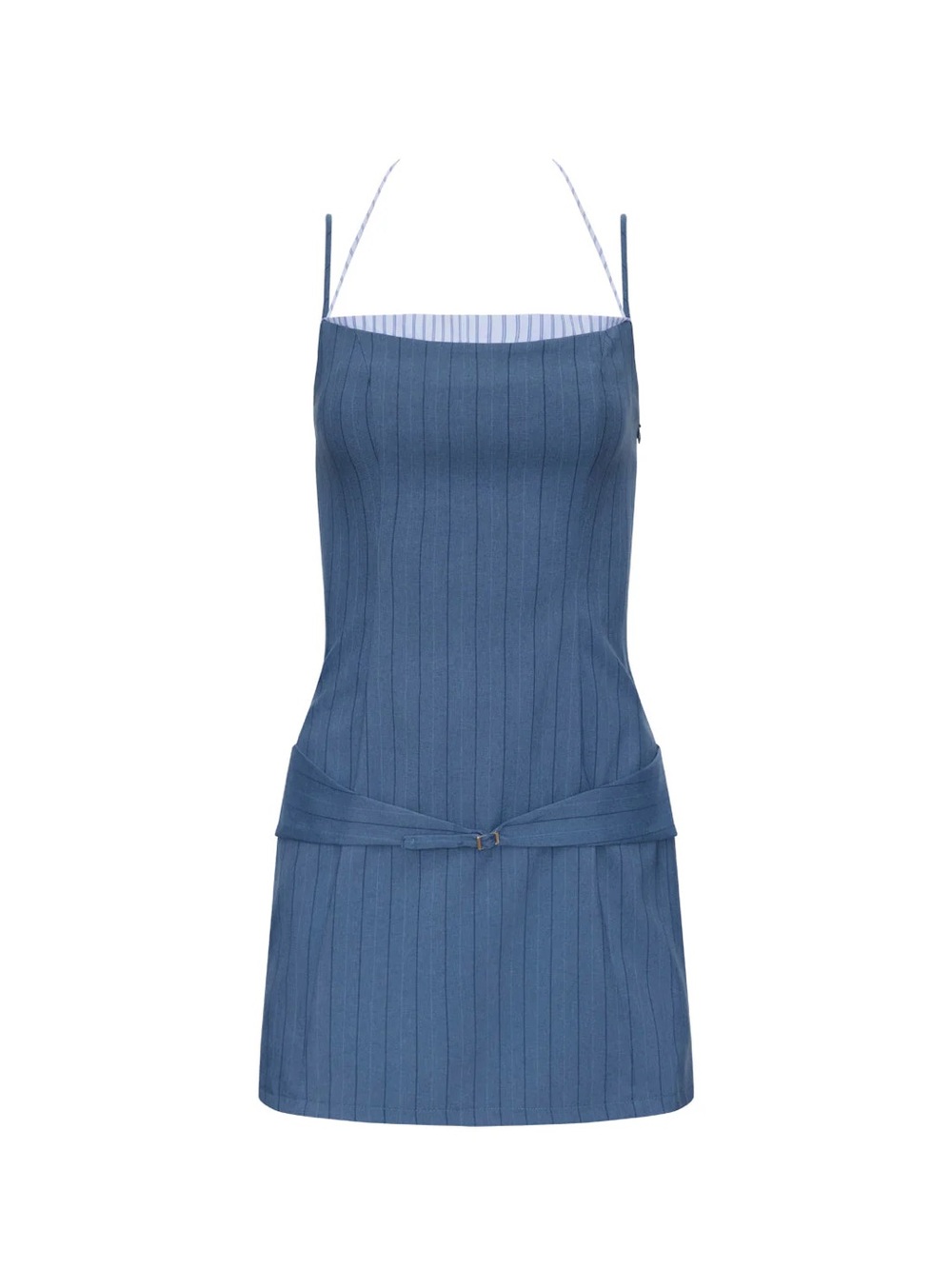 LIONESS | GLACÉ MINI DRESS | NAVY STRIPE | 1K - Picture 6 of 6